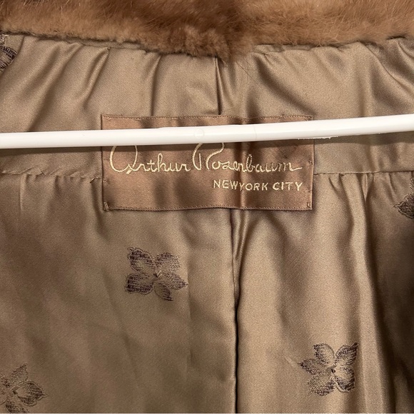 Vintage 1950’s Arthur Rosenbaum Mink Fur Stole Shawl - Picture 4 of 4